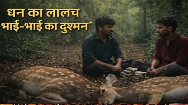 धन का लालच भाई-भाई का दुश्मन हिन्दी कहनी 🌿greed for money story