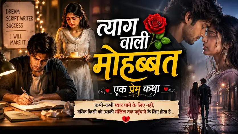 त्याग वाली मोहब्बत 🌹मोहब्बत एक प्रेम कथा